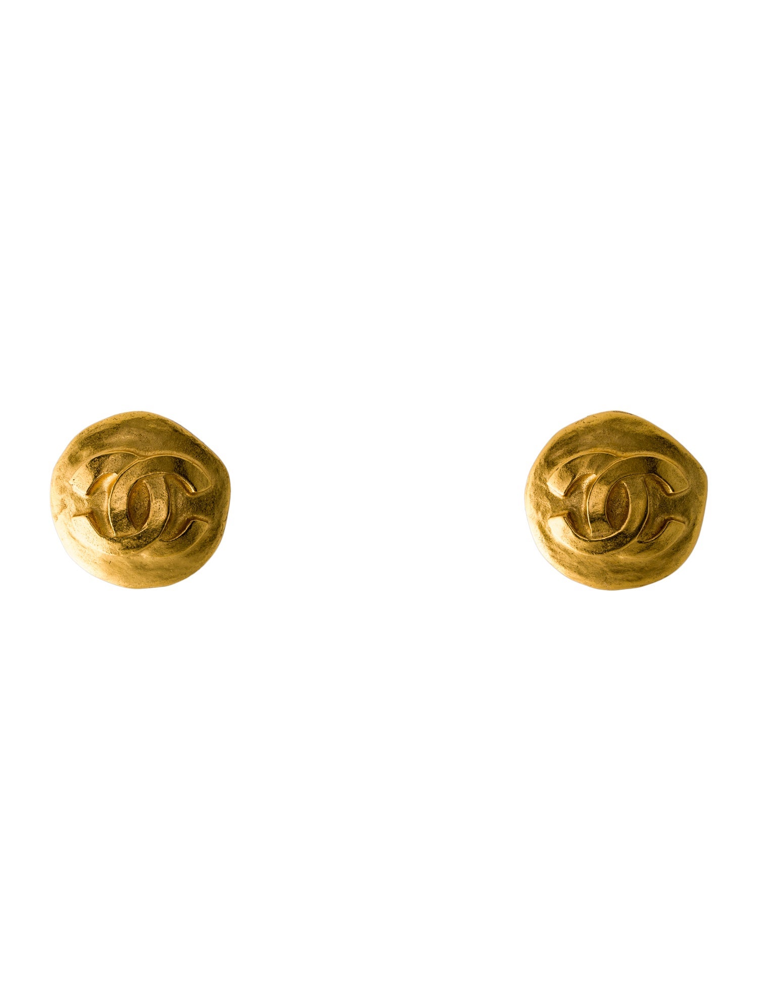 Chanel Vintage CC Clip-On Earrings